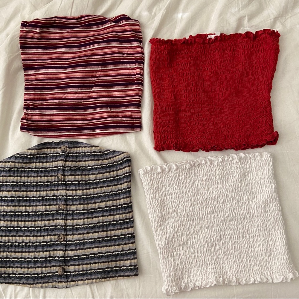 ASSORTED TUBE TOP BUNDLE SIZE XS